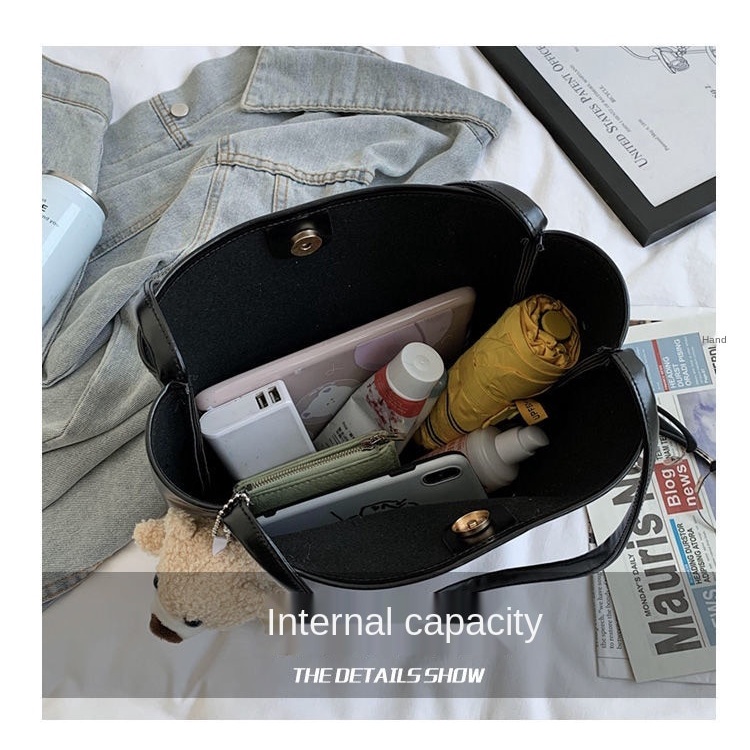 Túi tote đeo vai cỡ lớn thiết kế đơn giản thời trang Hàn Quốc 2020 dành cho nữ