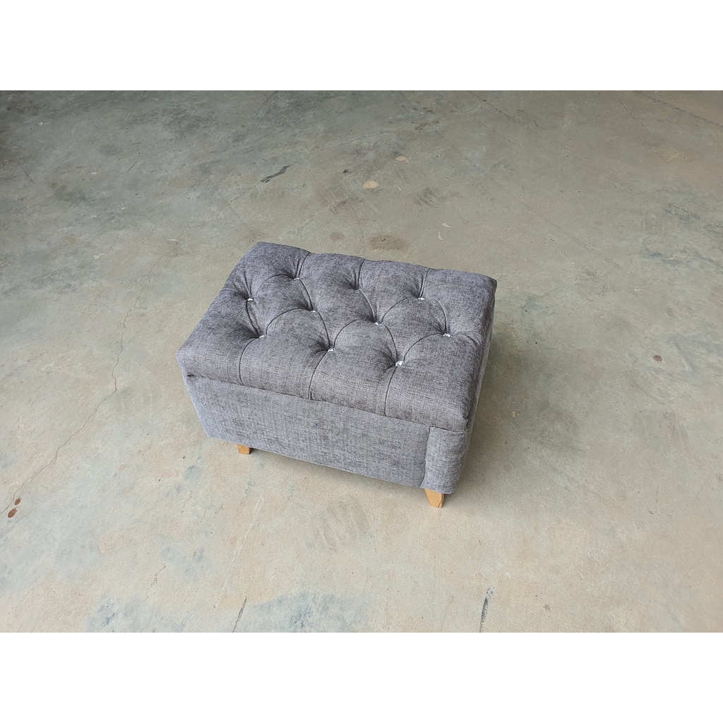 Đôn sofa dài bọc nỉ đẹp mã SP6819