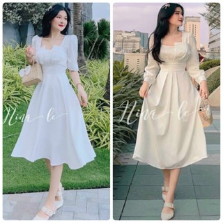 ĐẦM CỔ U PLI NGỰC (KÈM VIDEO HÌNH THẬT)
