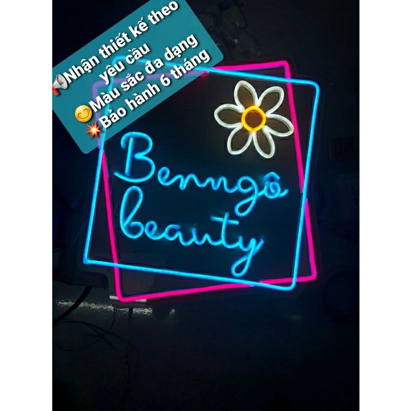 Đèn led uốn chữ Đèn led neon trang trí giá rẻ (làm tại nhà không qua trung gian) ⭐ Nhận thiết kế  th
