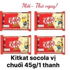 [Mới] KITKAT CHOCO BANANA - KITKAT Socola Chuối Phiên Bản Giới Hạn Minions 2022