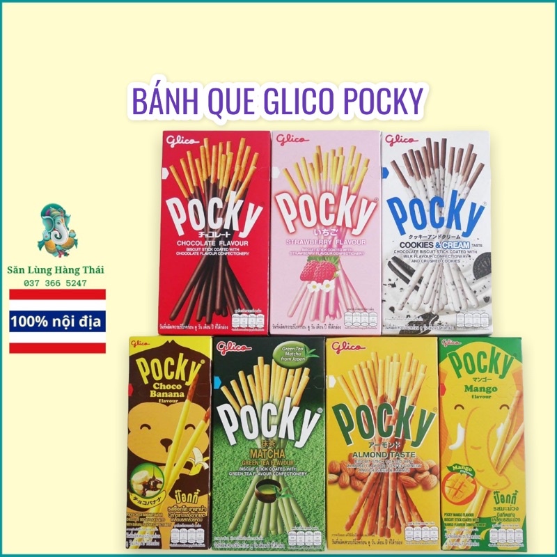 Bánh Que Pocky Thái Lan (Nhiều vị) Glico