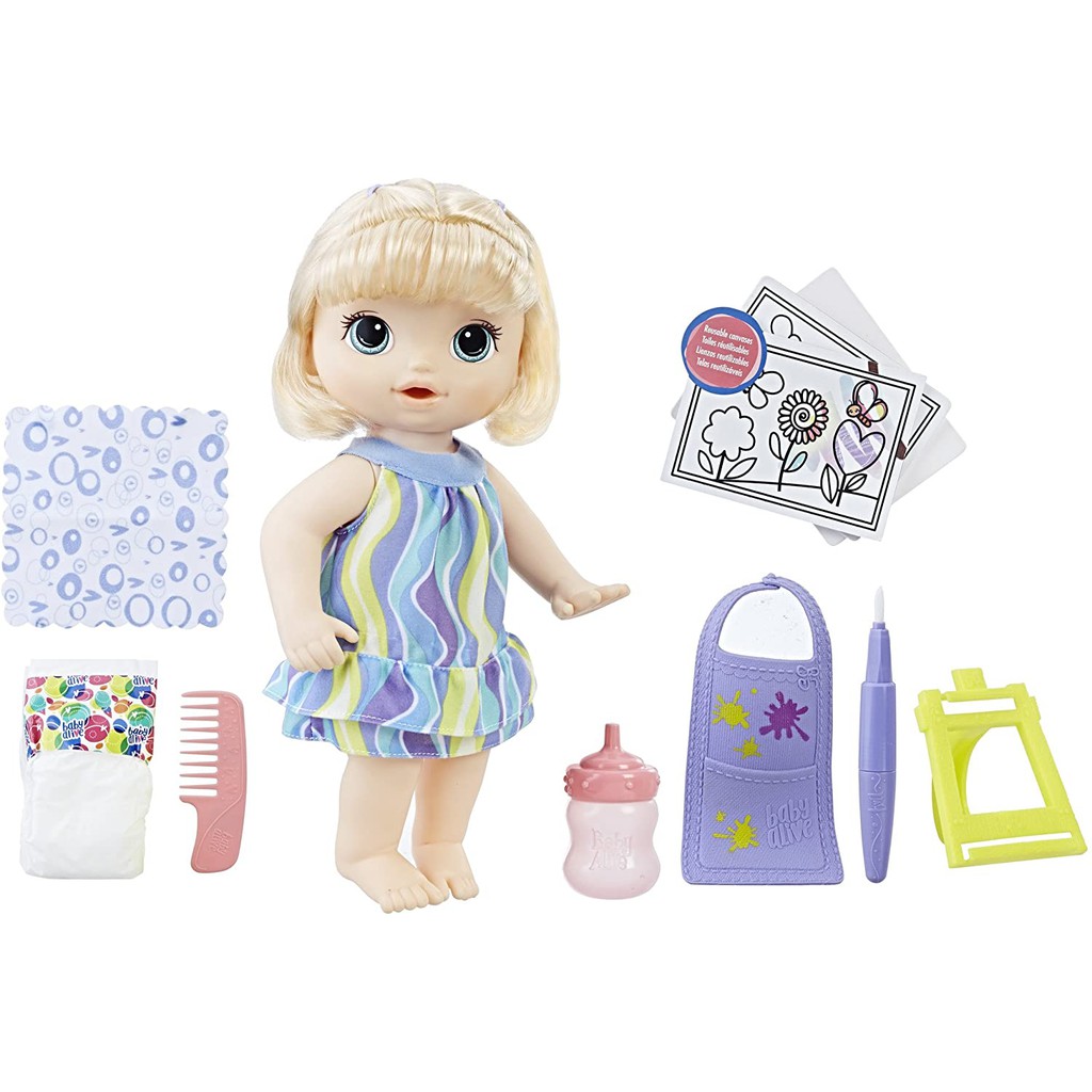 Búp bê Baby Alive – Búp bê Đồ Chơi Búp Bê Bé Làm Họa Sĩ - Mã SP C0960