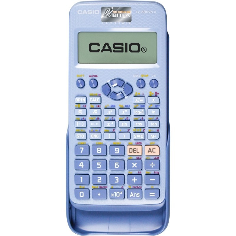 Máy Tính Casio FX 580VN X (Màu Xanh) - Chính Hãng (Bảo Hành 7 Năm)