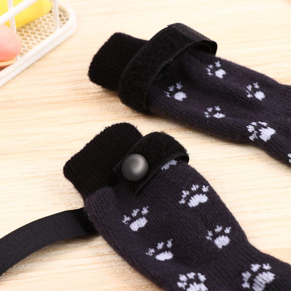 1 Đôi Tất Chân Cotton Giữ Ấm Chống Trượt Cho Thú Cưng