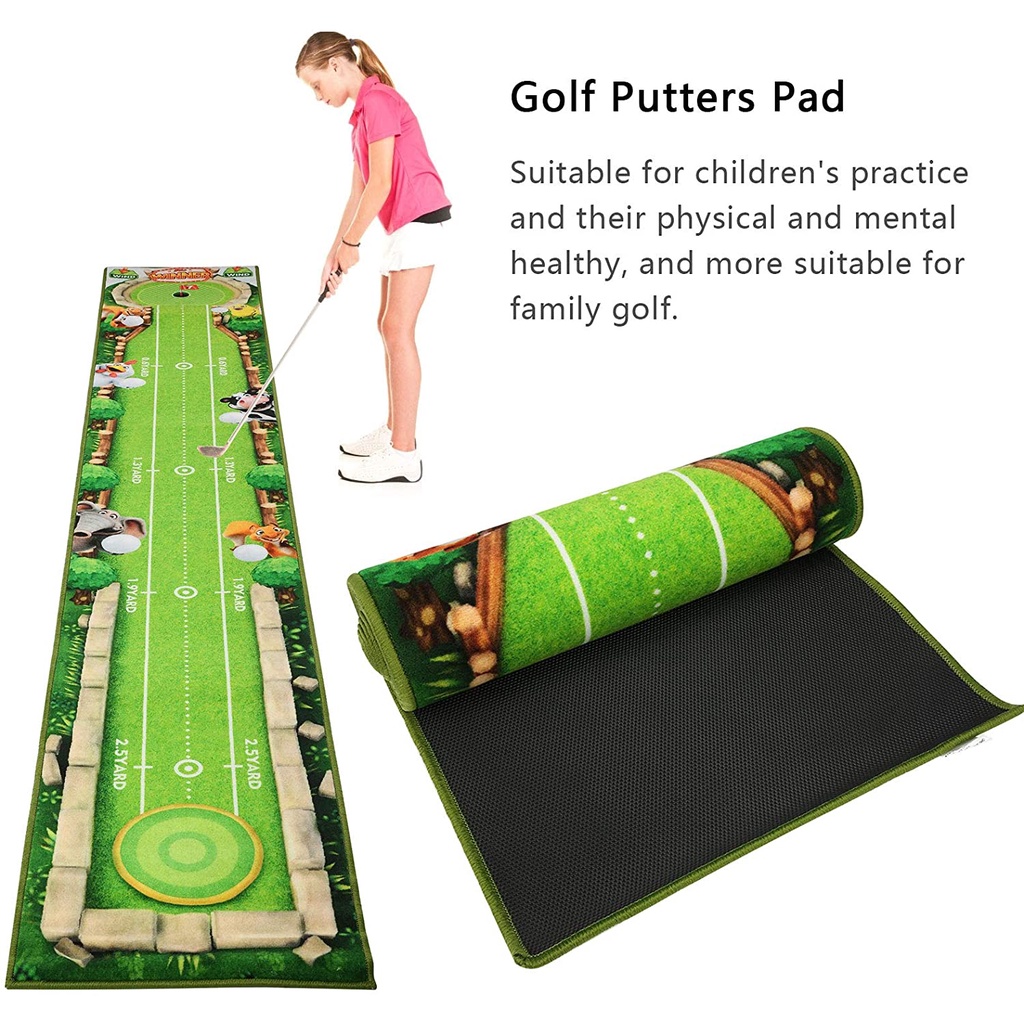 New 2022 - Thảm Tập Putting Golf Wellputt 50 x 300 cm / Green - Hàng Nhập Khẩu loại 1