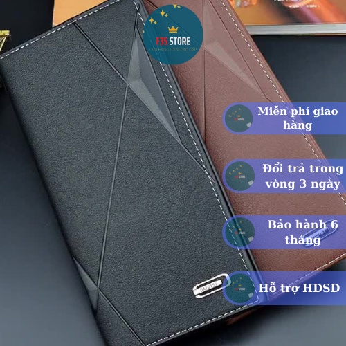 Ví nam / bóp nam -DAIQISI- da cao cấp dáng đựng mini đựng tiền, đựng thẻ F35STORE_V17