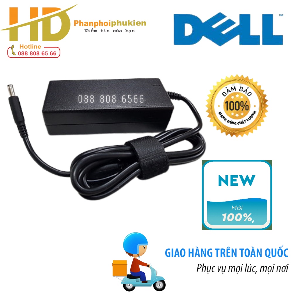 Sạc dành cho laptop Dell Vostro 14 3468 V3468 Inspiron 14 3467 N3467 Adapter 19.5V-2.31A 19.5V-3.34A - Hàng Nhập khẩu