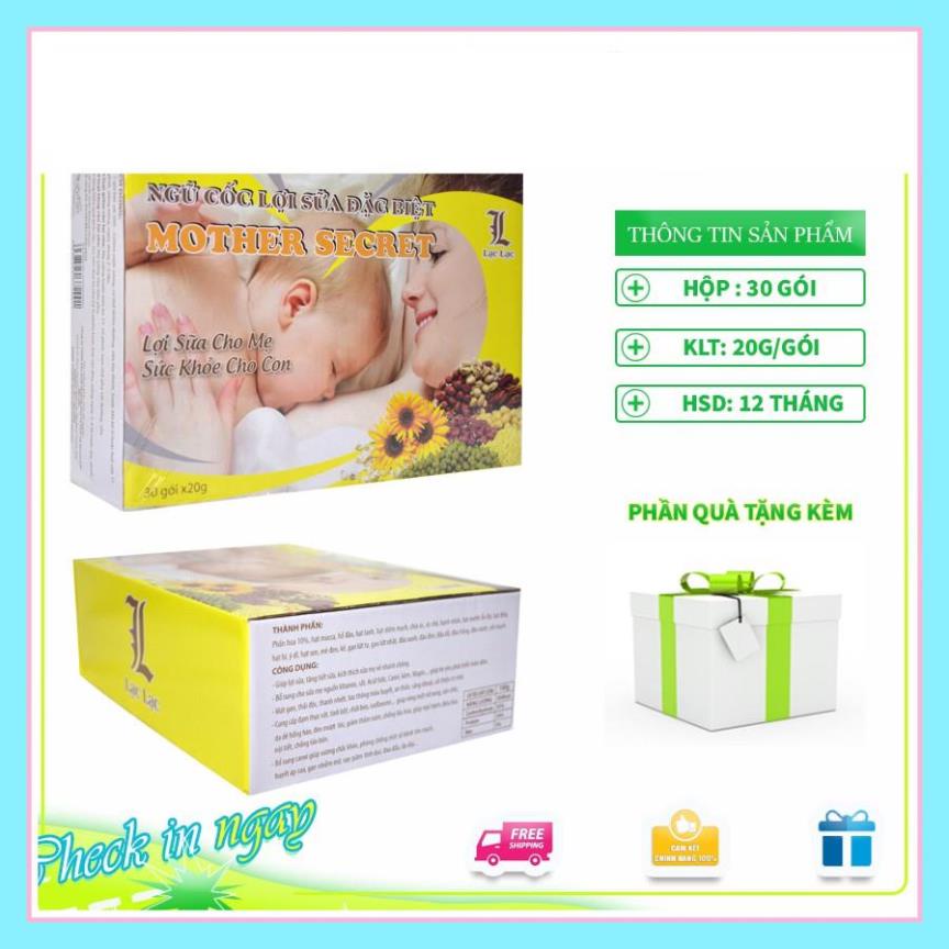 Ngũ cốc Lợi Sữa Lạc Lạc 600g (30 gói) cung cấp dưỡng chất, giúp mẹ cải thiện cân nặng, gọi sữa về nhanh, đậm đặc