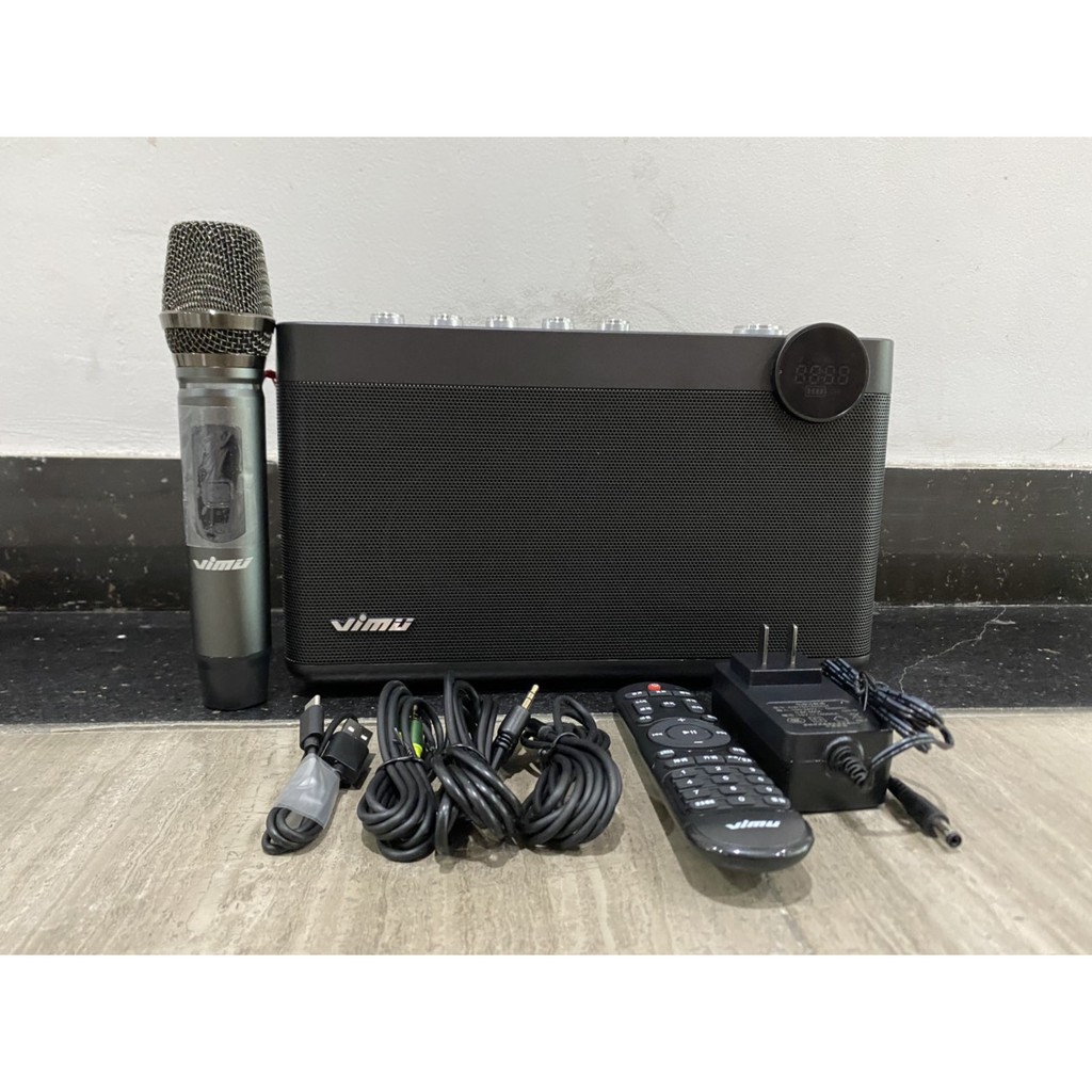 LOA BLUETOOTH KARAOKE VIMU H8 (Kèm 1 micro không dây)