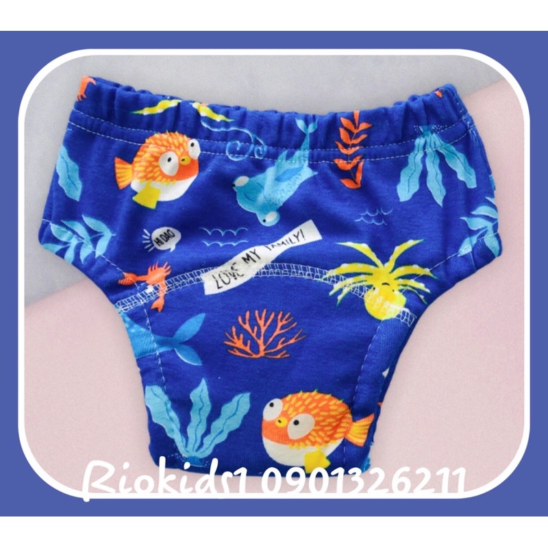  Quần Bỏ Bỉm Đêm Riokids chống hăm size 80 90 100 110