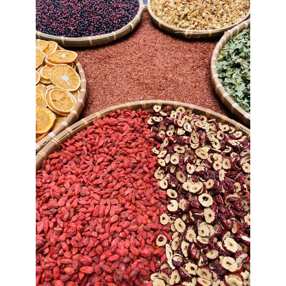 500g, 1kg SỈ hoa cúc vàng / hoa hồng/ hoa nhài/ đậu biếc, atiso, hoa quả sấy khô,thảo dược,trà hoa , Bạch hương vân thảo