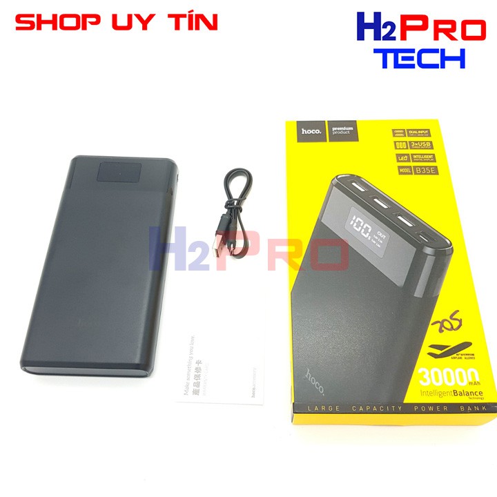 Pin sạc dự phòng Hoco B35E 30000mAh 3xUSB