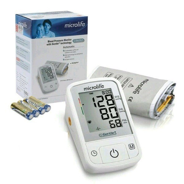 Máy đo huyết áp và nhịp tim bắp tay Microlife A2 Basic BH chính hãng 5 năm