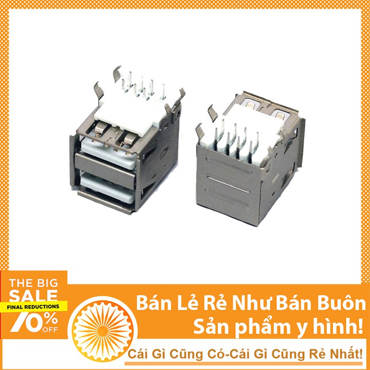 Đầu USB A Đôi Cái Cắm