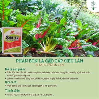 Phân Bón Lá Siêu Lân Đỏ Hà Lan