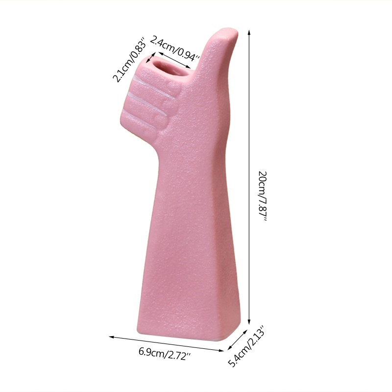 Lọ Hoa Sứ Cỡ Nhỏ Hình Bàn Tay Người Nghệ Thuật