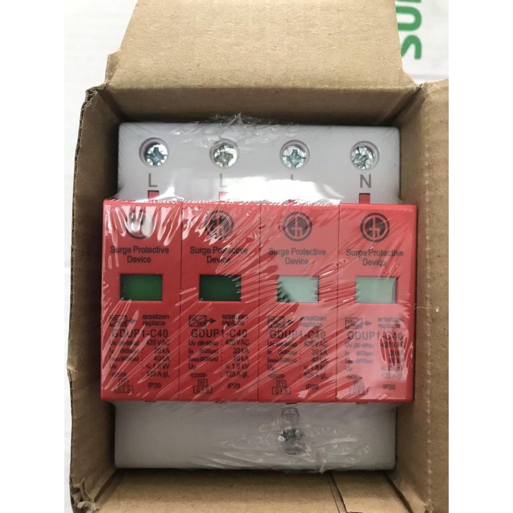 Chống sét AC 4P 420VAC GDUP1-C40 hàng tiêu chuẩn chất lượng tốt