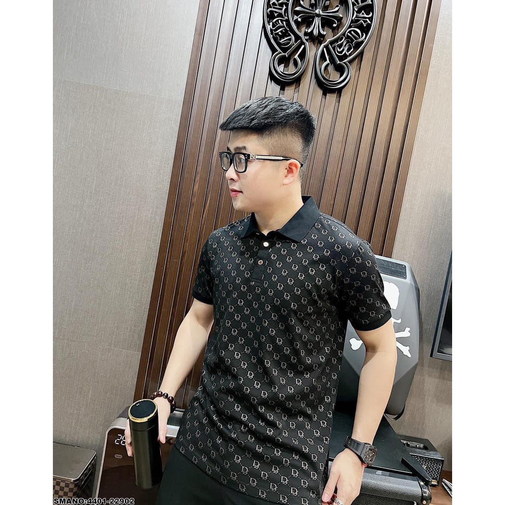 Áo polo nam, áo thun cổ polo phối họa tiết mẫu mới hàng chuẩn_KENT SHOP