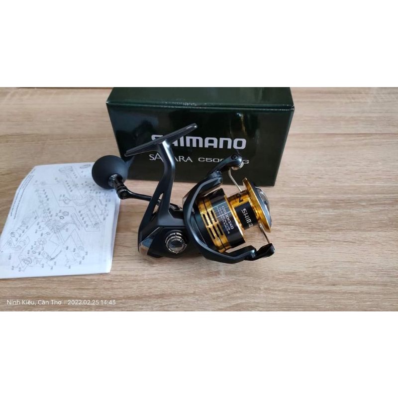 Máy Câu Cá Shimano 2022 Sahara C5000XG - Máy Đứng