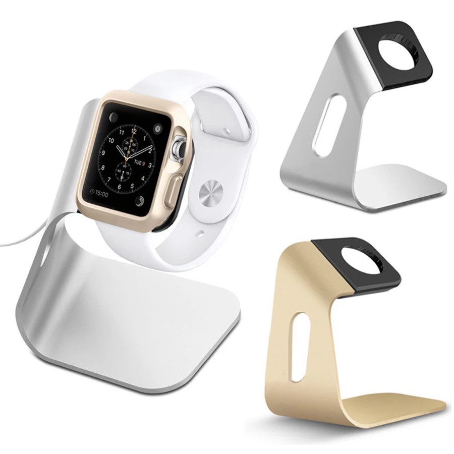 Đế dock sạc không dây Apple Watch Nhôm nguyên khối, kiêm Giá đỡ đồng hồ thông minh S330 S3