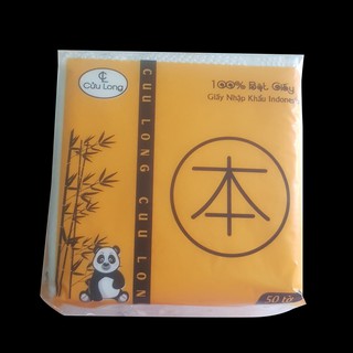 Giấy Gấu Vuông bịch 50 tờ giấy trắng