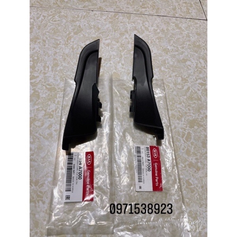 Ốp nhựa chân kính chắn gió trái & phải kia K3 CARETO xịn chính hãng 86154A7000