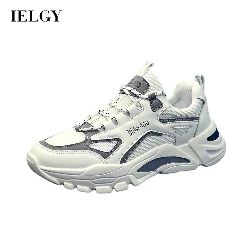 Giày thể thao/ chạy bộ IELGY phối lưới phong cách thường ngày dễ phối đồ cho nam