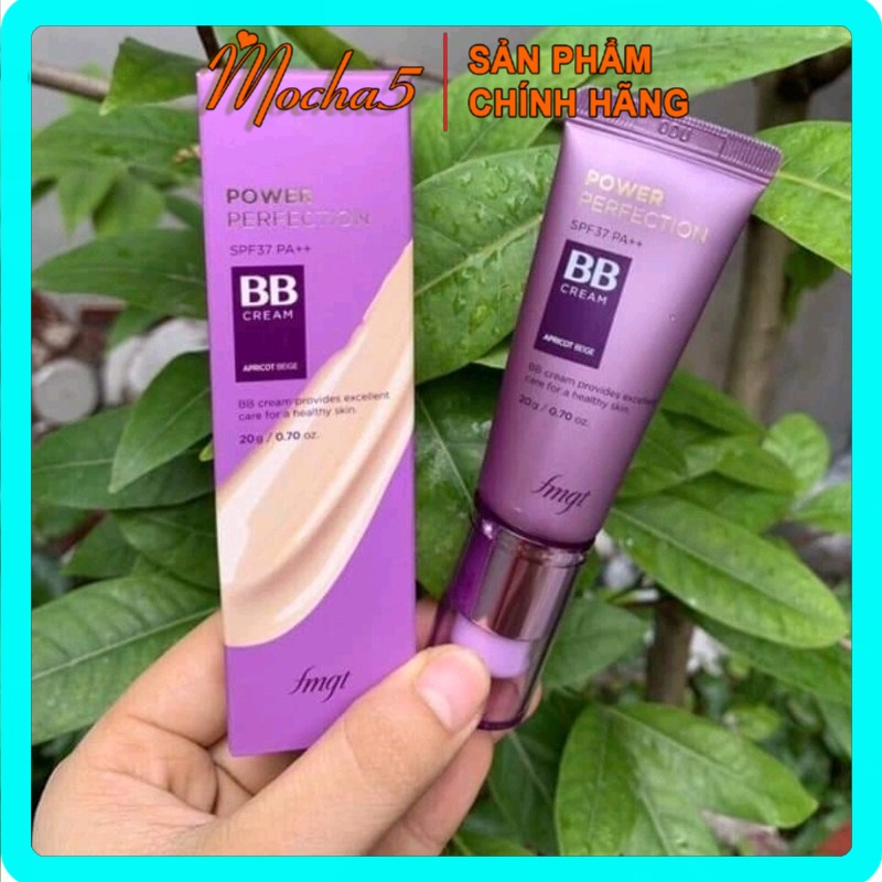 Kem nền trang điểm THE FACE SHOP BB Cream Face it Power Perfection BB tím TFS 20-40g