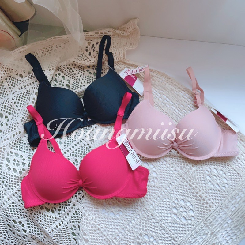 Áo Lót Nữ Mút Kép Nơ thông Hơi áo ngực có gọng Siêu Đẩy - Tạo Khe Quyến Rũ