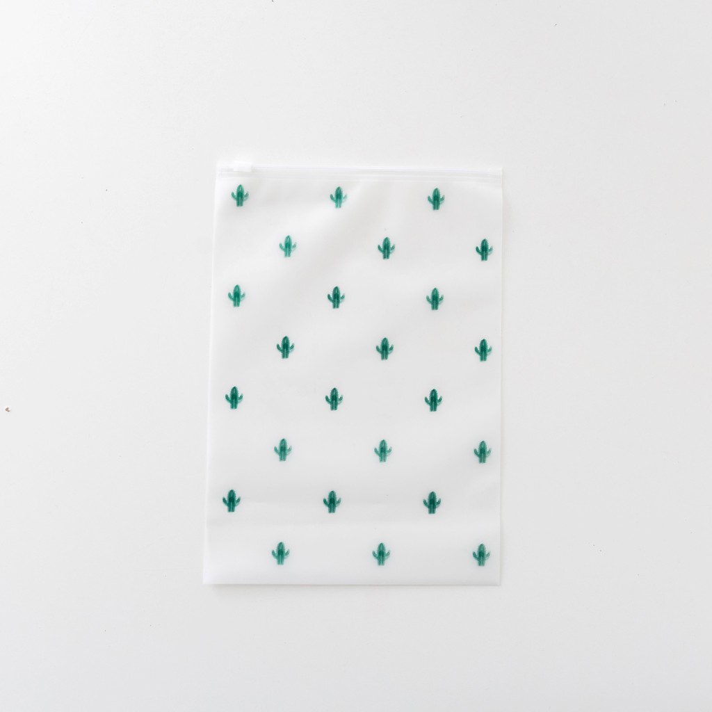 Túi zip CÂY XƯƠNG RỒNG đựng đồ cá nhân quần áo giày dép mỹ phẩm - NHIỀU KÍCH THƯỚC