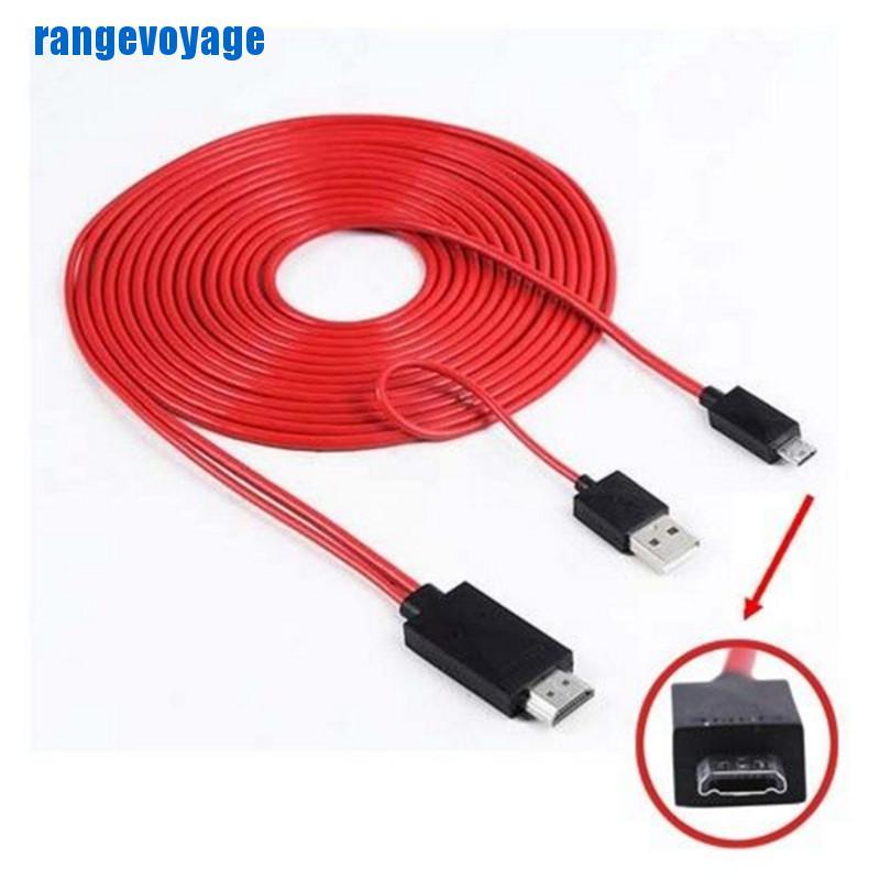 Dây Cáp Chuyển Đổi Micro Usb Sang Hdmi 1080p Hd Tv Dành Cho Android
