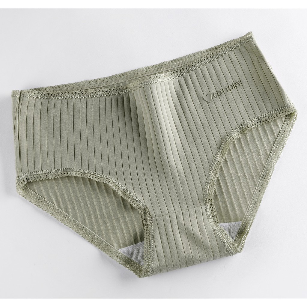  Quần lót nữ sọc gân, Quần lót cotton vải mềm mịn thoáng mát - UCT09 | BigBuy360 - bigbuy360.vn