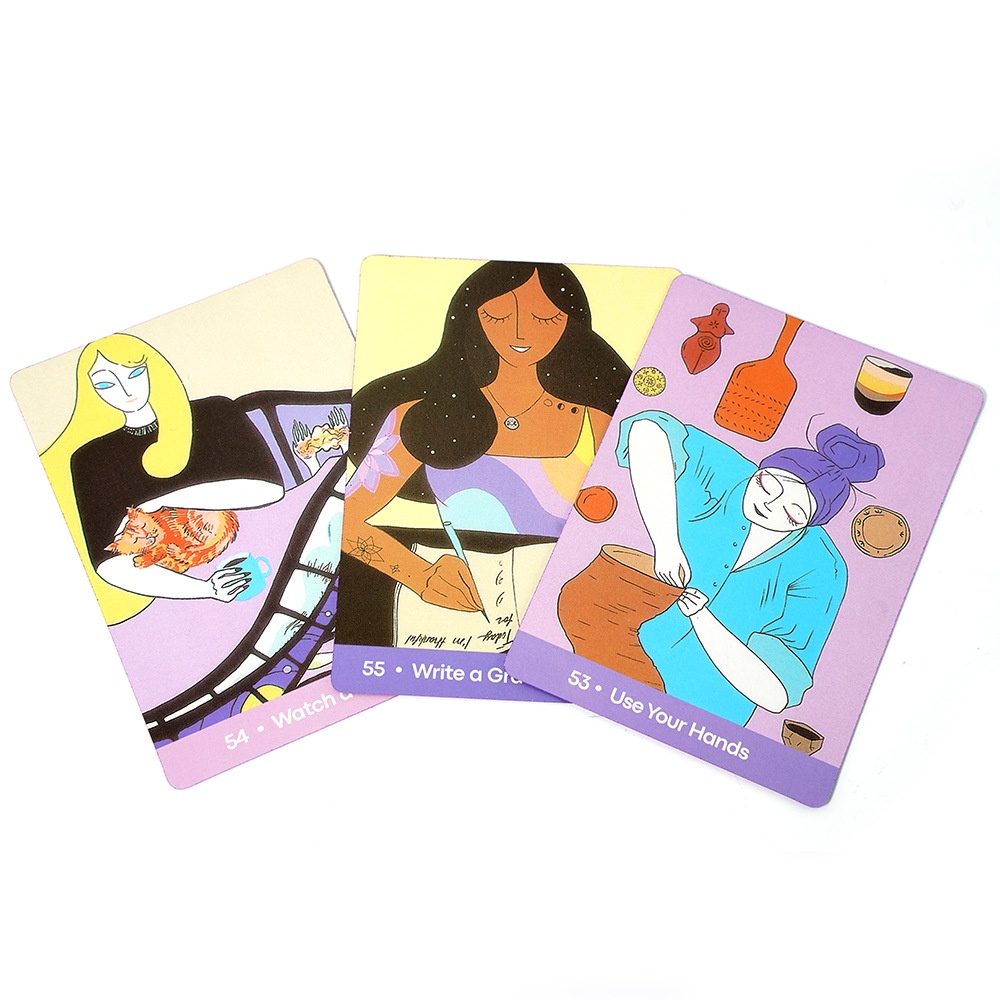 Bộ bài Sacred Self Care Oracle Hộp Sắt