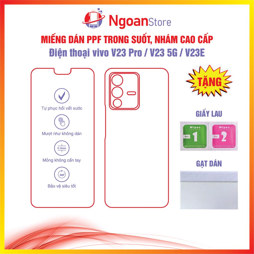 Miếng dán PPF cho Điện thoại vivo V23 Pro / V23 5G / V23E - Ngoan Store