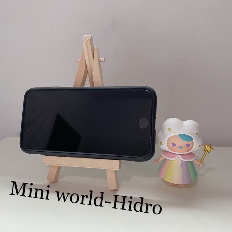 Khung tranh gỗ mini trang trí nhà búp bê. Giá đỡ khung tranh mini