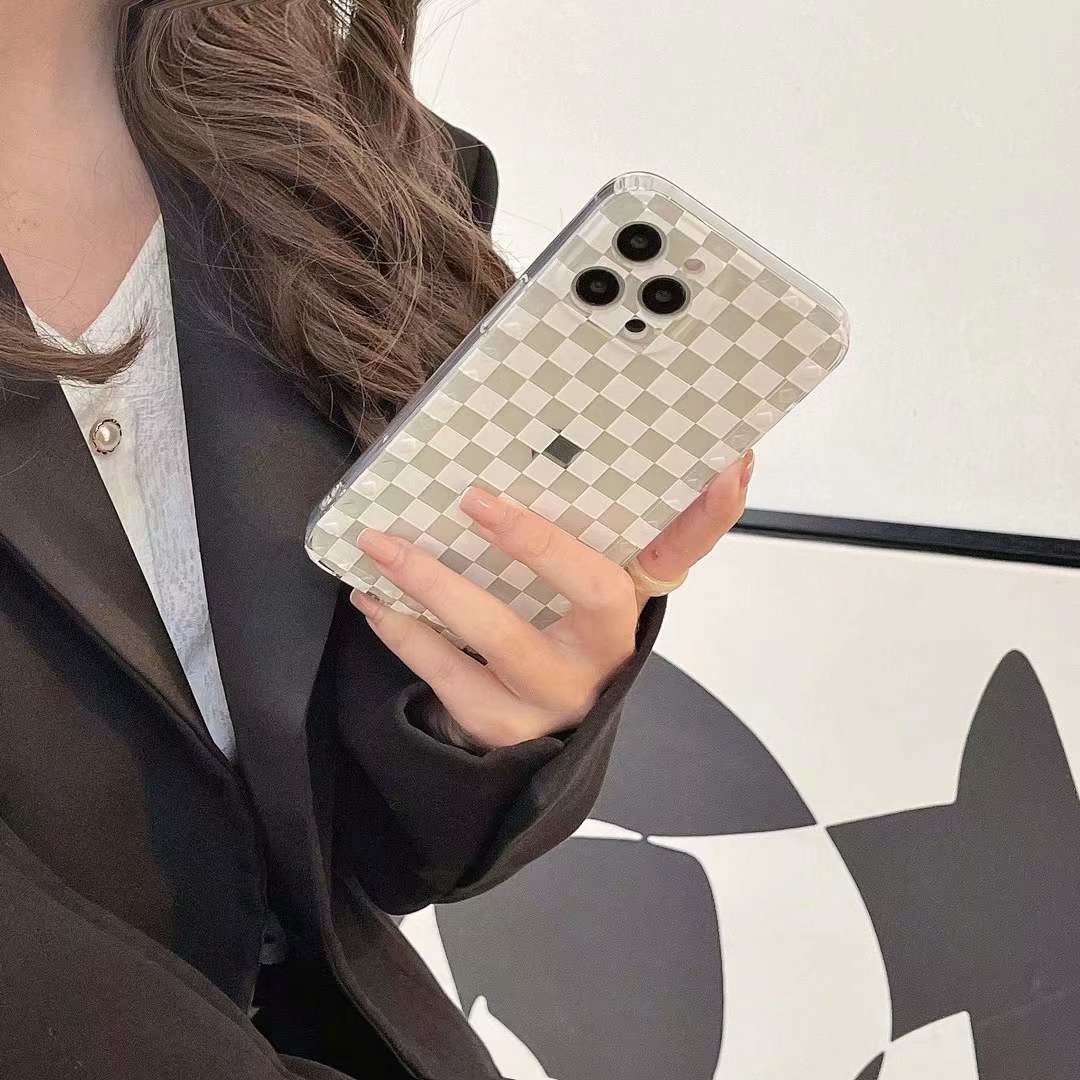 ốp điện thoại Silicone Tpu Họa Tiết Sọc Caro Thời Trang Cho Iphone 12pro Max 12mini 11pro Max Xs Max Xr Se 2020 7 8 Plus | BigBuy360 - bigbuy360.vn