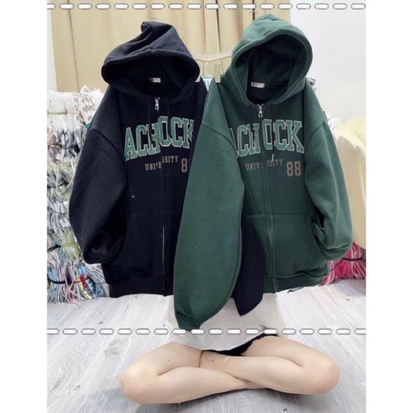 Áo Khoác Nam Nữ, Jacket Form Rộng Có Mũ Chất Nỉ Siêu Hot Hit(Hàng Sẵn)