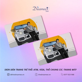 SƠN TÙNG MTP / MIẾNG DÁN TRANG TRÍ THẺ ngân hàng, ATM, thẻ xe...KHÔNG ẢNH HƯỞNG TÍNH NĂNG THẺ, skin card - THEDREAMEE.VN