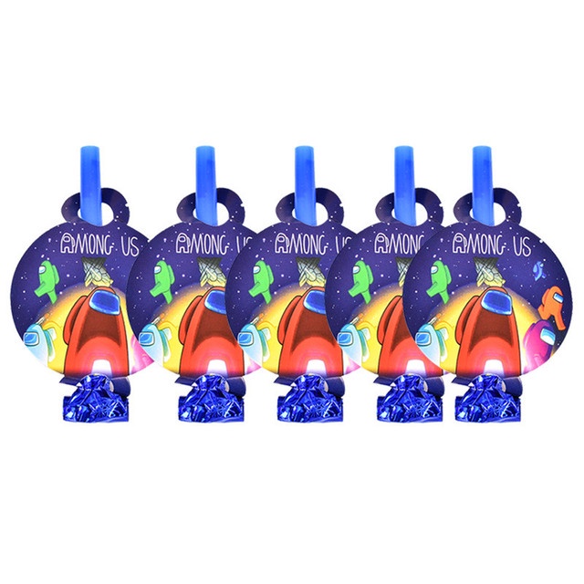 Set 6 Đồ Trang Trí Tiệc Hình Hoạt Hình Xinh Xắn Cho Bé