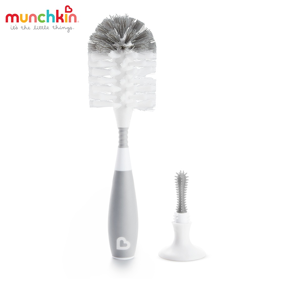 Cọ bình sữa Munchkin Deluxe sợi nylon cao cấp mềm mại