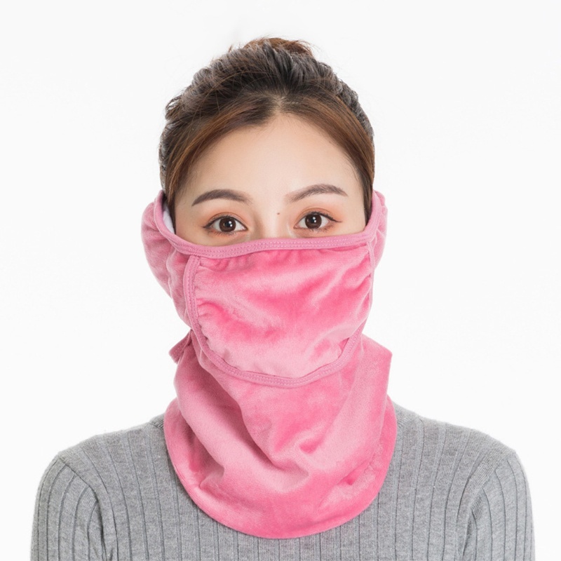 Khẩu Trang Giữ Ấm Nửa Mặt Màu Sắc Đơn Giản Cho Nam Và Nữ