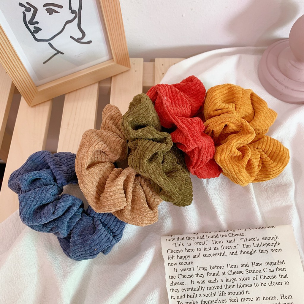 Buộc tóc Scrunchies hottrend hàng cao cấp vải cao cấp cực đẹp