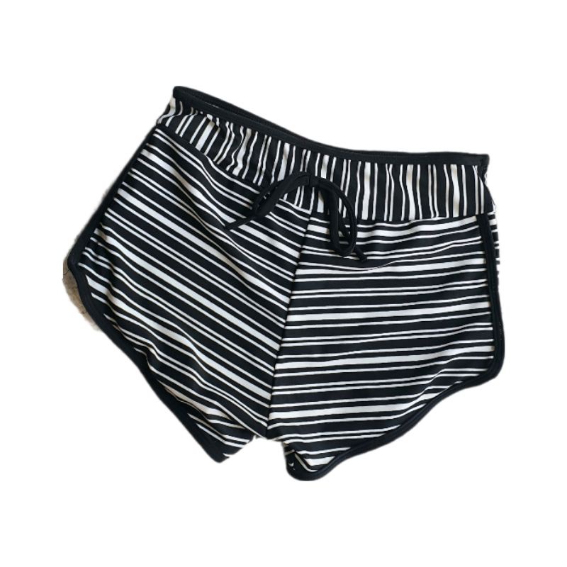 Quần bơi nữ, bikini lẻ quần đùi kín đáo kèm nơ họa tiết sọc | BigBuy360 - bigbuy360.vn