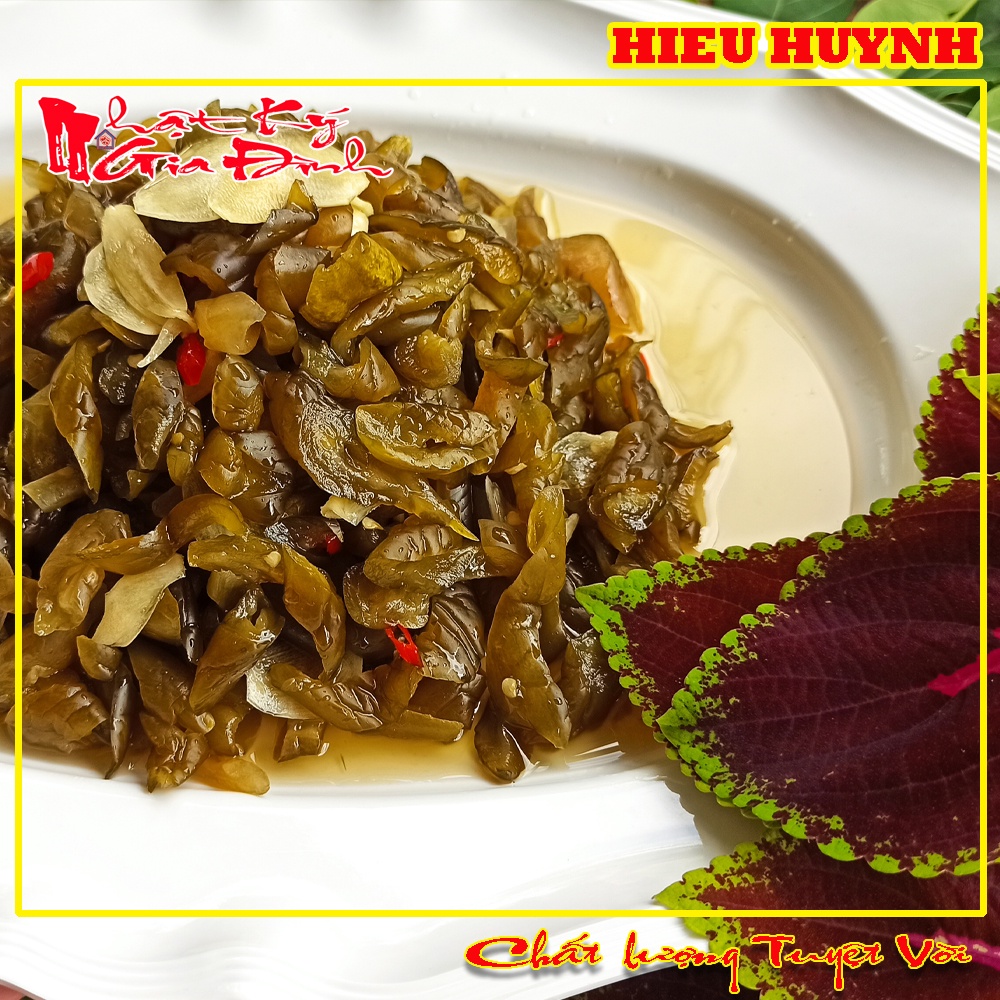 500gr Mắm Dưa Leo Trộn Sẵn Vừa Ăn Loại Đặc Biệt Thơm Ngon Hiệu Ông Bà 5 Châu Đốc