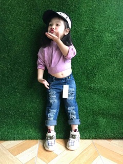 Áo Croptop da lộn