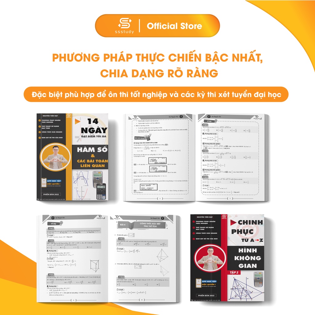 Combo 5 cuốn sách chuyên đề ôn thi Đại học (trong Học kỳ 1)