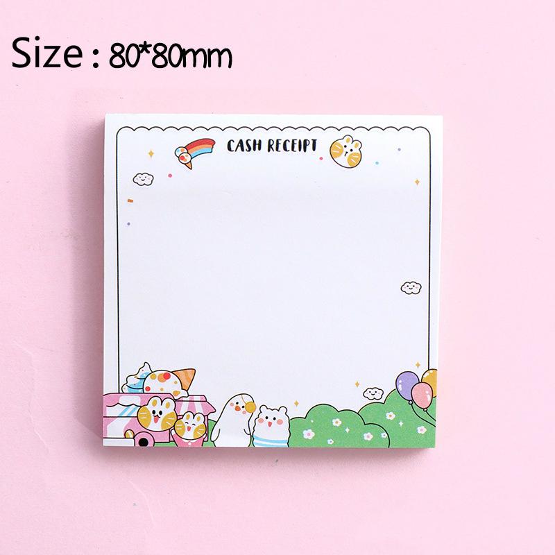 Xấp Giấy Ghi Chú Hình Hoạt Hình Đáng Yêu