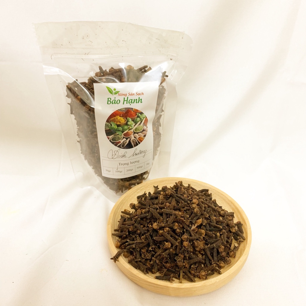 Nụ đinh hương khô thượng hạng 100-500gr Cloves Whole BH Spices gia vị nấu phở BHS018