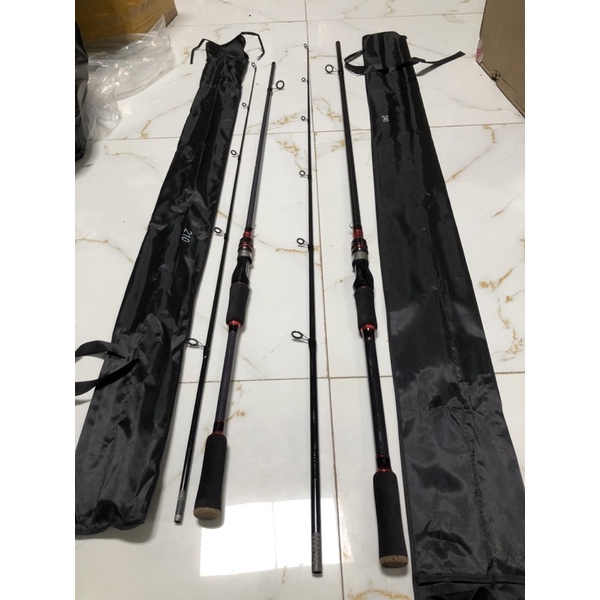 Cần Câu Lure Máy Đứng 2 Khúc Độ Cứng M